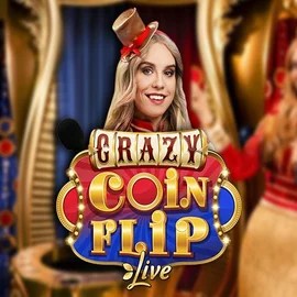 Crazy Coin Flip by Evolution, showcased at trickzcasino.eu – game logo
