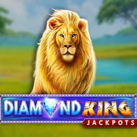 Diamond King Jackpots logo by SpinPlay Games Trickz Casino