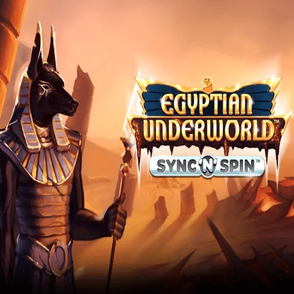 Slots logo of Egyptian Underworld from Greentube at Trickz Casino