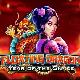 Floating Dragon Year of the Snake slot icon by Pragmatic Play, available at Trickz Casino