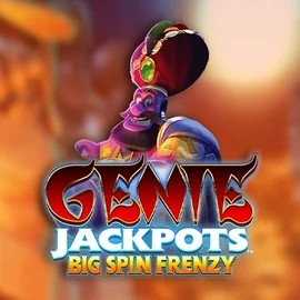 Genie Jackpots: Big Spin Frenzy logo – Jackpots by Blueprint Gaming at Trickz Casino