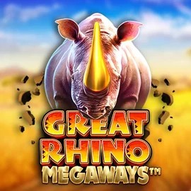 Great Rhino Megaways slot visual from Pragmatic Play available on trickzcasino.eu