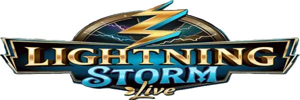 Live Casino logo of Lightning Storm from Evolution at Trickz Casino