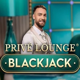 Privé Lounge Blackjack slot logo by Pragmatic Play at Trickz Casino