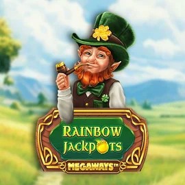 Rainbow Jackpots Megaways game by Red Tiger Gaming – logo hosted on Trickz Casino