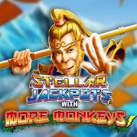 Try Stellar Jackpots with More Monkeys slot by Lightning Box Game on trickzcasino.eu – logo image