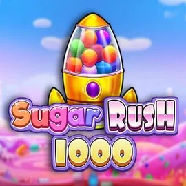 Sugar Rush 1000 logo by Pragmatic Play Trickz Casino
